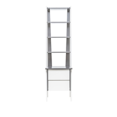 Этажерка сканди с тумбой (leset) белый 50x178x45 см.