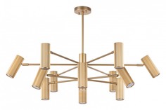 Люстра на штанге roma (lightstar) золотой 50 см.