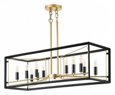 Люстра на штанге regolo (lightstar) черный 95x45x30 см.