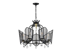 Подвесная люстра castello (lightstar) черный 65 см.