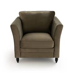Кресло nottingham (laredoute) коричневый 91x90x94 см.