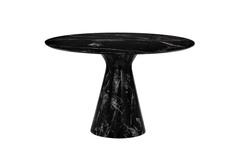 Стол обеденный круглый (garda decor) черный 120x75x120 см.