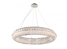 Подвесная люстра destiny (ilamp) серебристый 100 см.