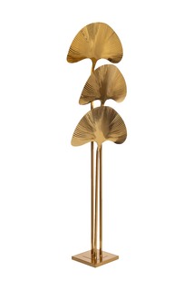 Торшер гинкго 55*26*183 (garda decor) золотой 55x183x26 см.