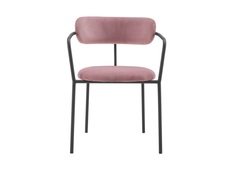 Стул ant (bradexhome) розовый 57x79x46 см.