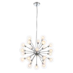 Люстра подвесная dualita (st luce) серебристый 120 см.