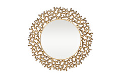 Зеркало в ажурной раме цвет золото (garda decor) золотой