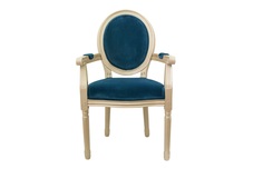Стул volker arm gold (mak-interior) синий 55x95x55 см.