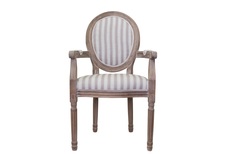 Стул volker arm pinstripe (mak-interior) бежевый 55x95x55 см.