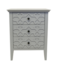 Тумбочка friz grey (mak-interior) серый 52x66x41 см.