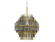 Дизайнерские люстры и светильники emile round 800 (mak-interior) золотой 80x55x50 см.