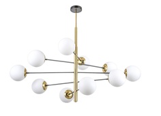 Дизайнерские люстры и светильники direct 10 gold (mak-interior) белый 120x52x63 см.