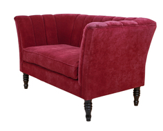 Диван dalena vine (mak-interior) красный 150x83x86 см.