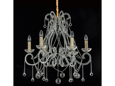 Подвесная люстра silvest (mak-interior) серебристый 63x61x63 см.