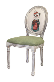 Стул volker green bear (mak-interior) зеленый 50x100x54 см.