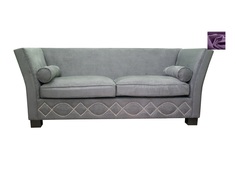 Диван volte grey фиолетовый (mak-interior) фиолетовый 227x85x96 см.
