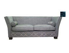 Диван volte grey синий (mak-interior) синий 227x85x96 см.