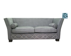 Диван volte grey голубой (mak-interior) голубой 227x85x96 см.
