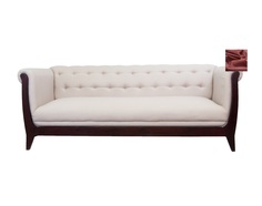 Диван delvin красный (mak-interior) красный 230x83x97 см.