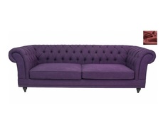 Диван neylan purple красный (mak-interior) красный 240x72x98 см.