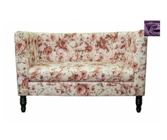 Диван rose flower фиолетовый (mak-interior) фиолетовый 138x86x78 см.
