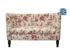 Диван rose flower голубой (mak-interior) голубой 138x86x78 см.