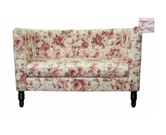 Диван rose flower розовый (mak-interior) розовый 138x86x78 см.