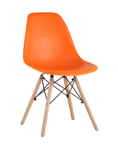 Стул eames wood (stoolgroup) оранжевый 46x81x53 см.