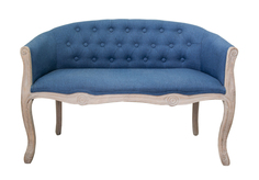 Диван kandy double blue (mak-interior) голубой 104x71x62 см.
