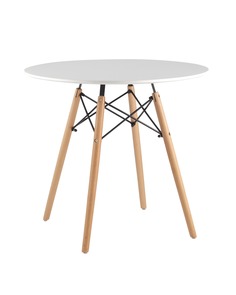 Стол dsw d80 (stoolgroup) белый 80x72x80 см.