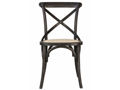 Стул cross back (mak-interior) черный 45x89x50 см.