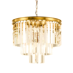 Подвесная люстра odeon (mak-interior) золотой 45 см.