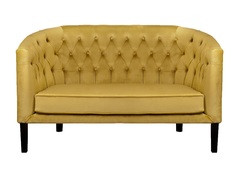Диван harry (mak-interior) желтый 150x92x80 см.