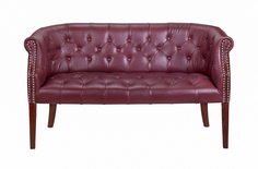 Дизайнерский диван grace (mak-interior) красный 138x81x64 см.