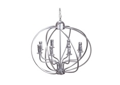 Дизайнерская люстра maille silver (mak-interior) серебристый 55x45x55 см.