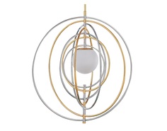 Дизайнерская люстра orbital 400 (mak-interior) серебристый 40x50x40 см.