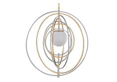 Дизайнерская люстра orbital 500 (mak-interior) золотой 50x60x50 см.