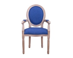 Стул с подлокотниками volker arm original blue (mak-interior) синий 57x95x55 см.
