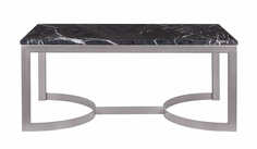 Журнальный столик aron marble-gy (mak-interior) серый 100x44x60 см.