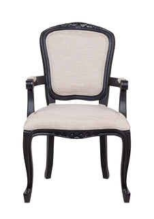 Стул с подлокотниками gran arm beige v2 (mak-interior) бежевый 56x95x57 см.
