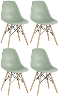 Стул dsw (stoolgroup) серый 46x81x53 см.