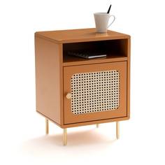 Столик для изголовья redpop (laredoute) коричневый 40x55x34 см.