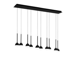 Подвесной светильник nucetto (eglo) черный 20x150x117 см.