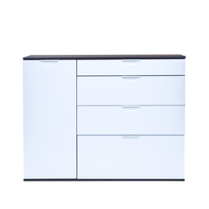 Комод никас 3 (leset) коричневый 120x95x39 см.