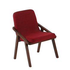 Кресло milosh tendence (milosh) красный 50x78x58 см.