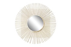 Зеркало (garda decor) золотой 1 см.