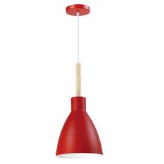 Подвесной светильник toni 43*22 красный (moderli) красный 43 см.