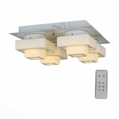 Люстра потолочная cubico (st luce) белый 47x18x47 см.