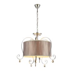 Люстра подвесная azzurro (st luce) серебристый 51 см.