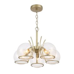 Люстра подвесная rescheza (evoluce) золотой 30 см.